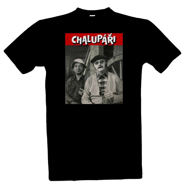 Tričko s potiskem Chalupáři - Evžen Huml & Bohouš Císař